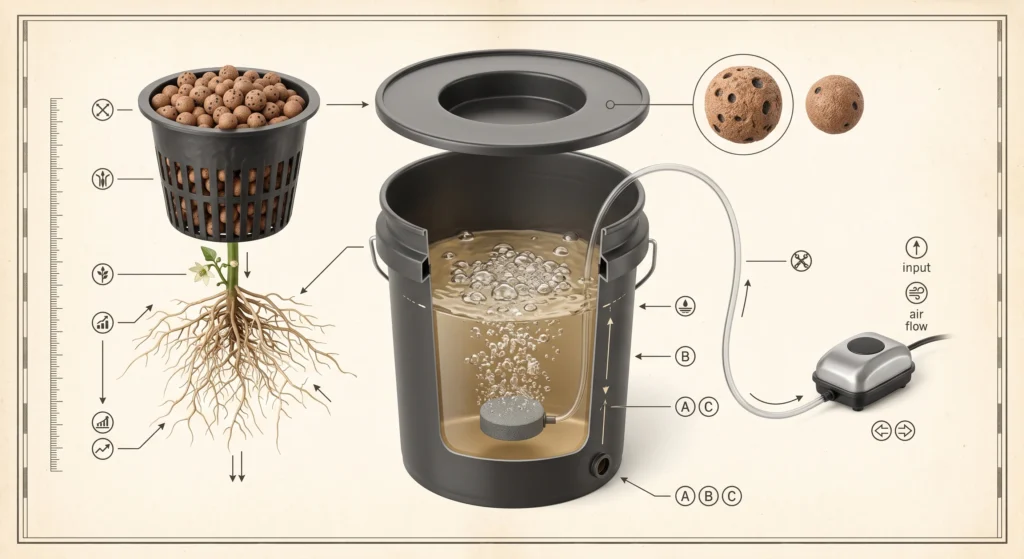 AeroGarden vs. Custom Hydroponic Setup: Which Wins in 2026? 4 aerogarden vs custom hydroponic setup | Construction of a Deep Water Culture system