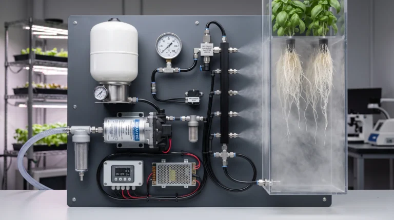 DIY Aeroponic High-Pressure Misting Manifold with 1000 PSI Solenoids