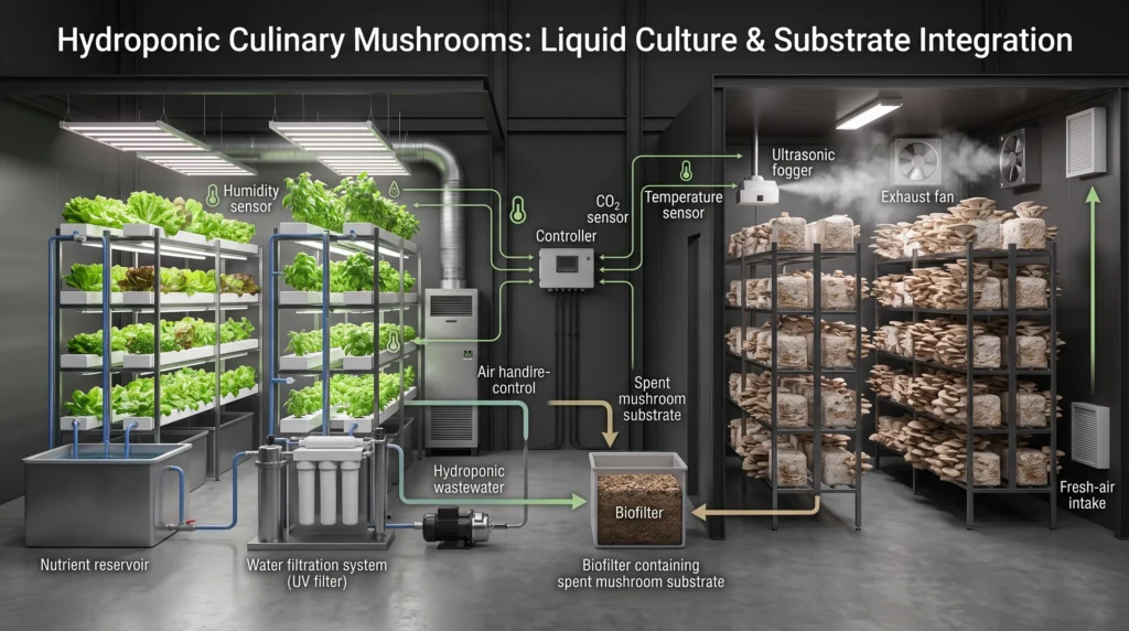 Hydroponic Culinary Mushrooms: Liquid Culture &