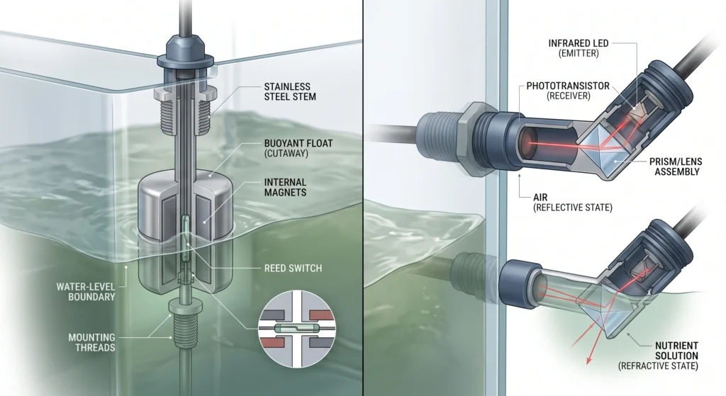 Optical Water Level Sensors vs Float Switches: