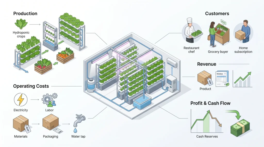 Hydroponic Farm Business Plan: A 12-Month Template for
