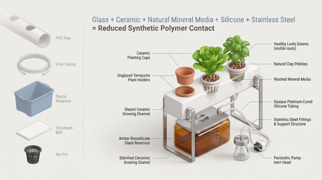 Plastic-Free Hydroponics: Build a Microplastic-Free System